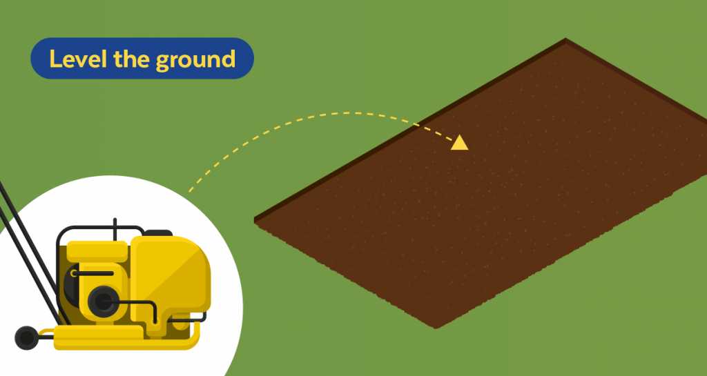 Levelling the ground for a concrete shed base | EasyMix Concrete