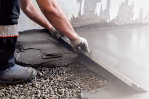 Concrete flooring being lay | EasyMix Concrete